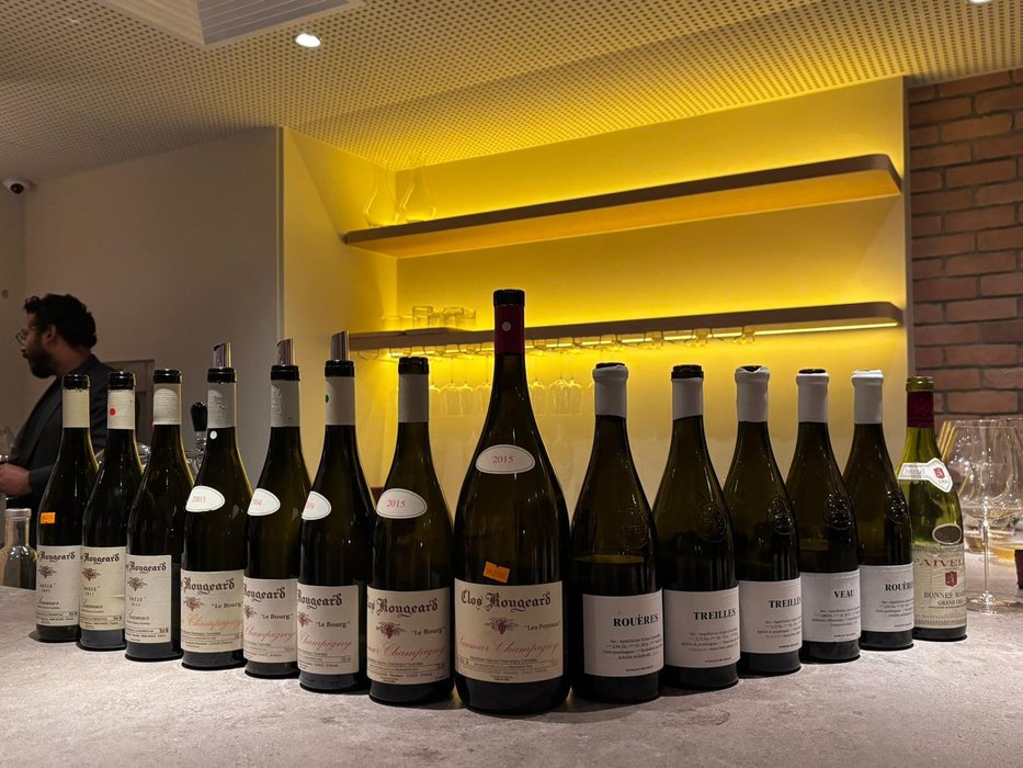 Verticale de Clos Rougeard — dégustation de plusieurs millésimes